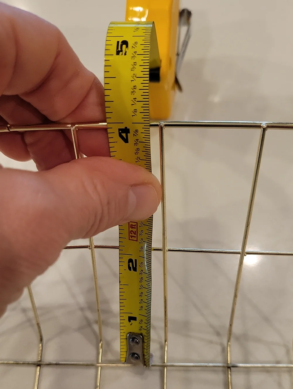 Gold Wire Storage Basket
